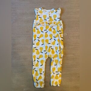 Carter’s Yellow Pear Print Baby Romper